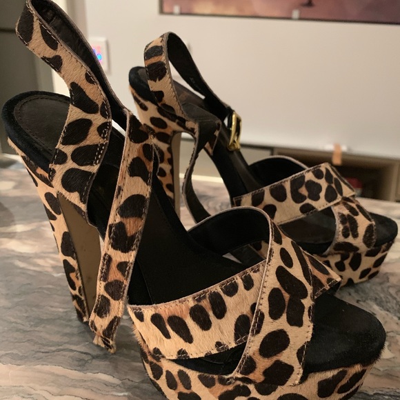 Topshop cheetah heels - Picture 2 of 2